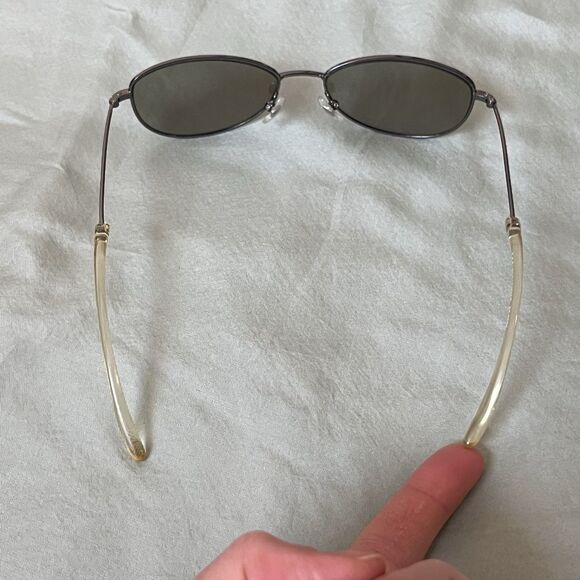 Jean Paul Gaultier JPG 58-0076 Sunglasses Silver Wire Frames Oval Lens UV - Picture 14 of 14